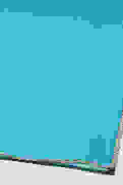 Turquoise LIVA Gathered Yarndyed Kurta Afgan Pant Suit Set image number 3