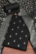 Green Black Poly Cotton Banarasi Unstitched Suit Set image number 0
