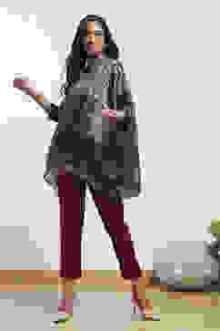 Towny Port Cotton Blend Narrow Pants image number 0