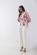 Beige Viscose Blend Flared Pants image number 0