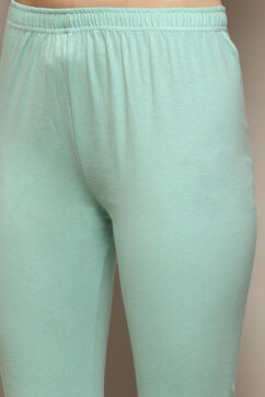 Light Green Kota Asymmetric Suit set image number 2