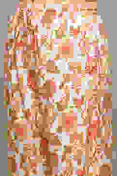 Off White & Red Rayon Printed 2 Piece Sleepwear Set image number 2