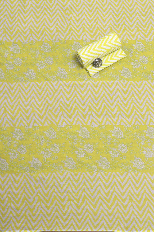 Pink Cotton Blend Unstitched Suit Set image number 2