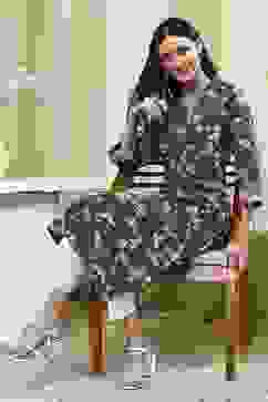 Dark Green Cotton Printed Straight Kurta image number 0