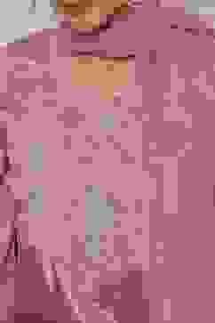 Pink Viscose Shantoon Embroidered Straight Suit Set image number 1