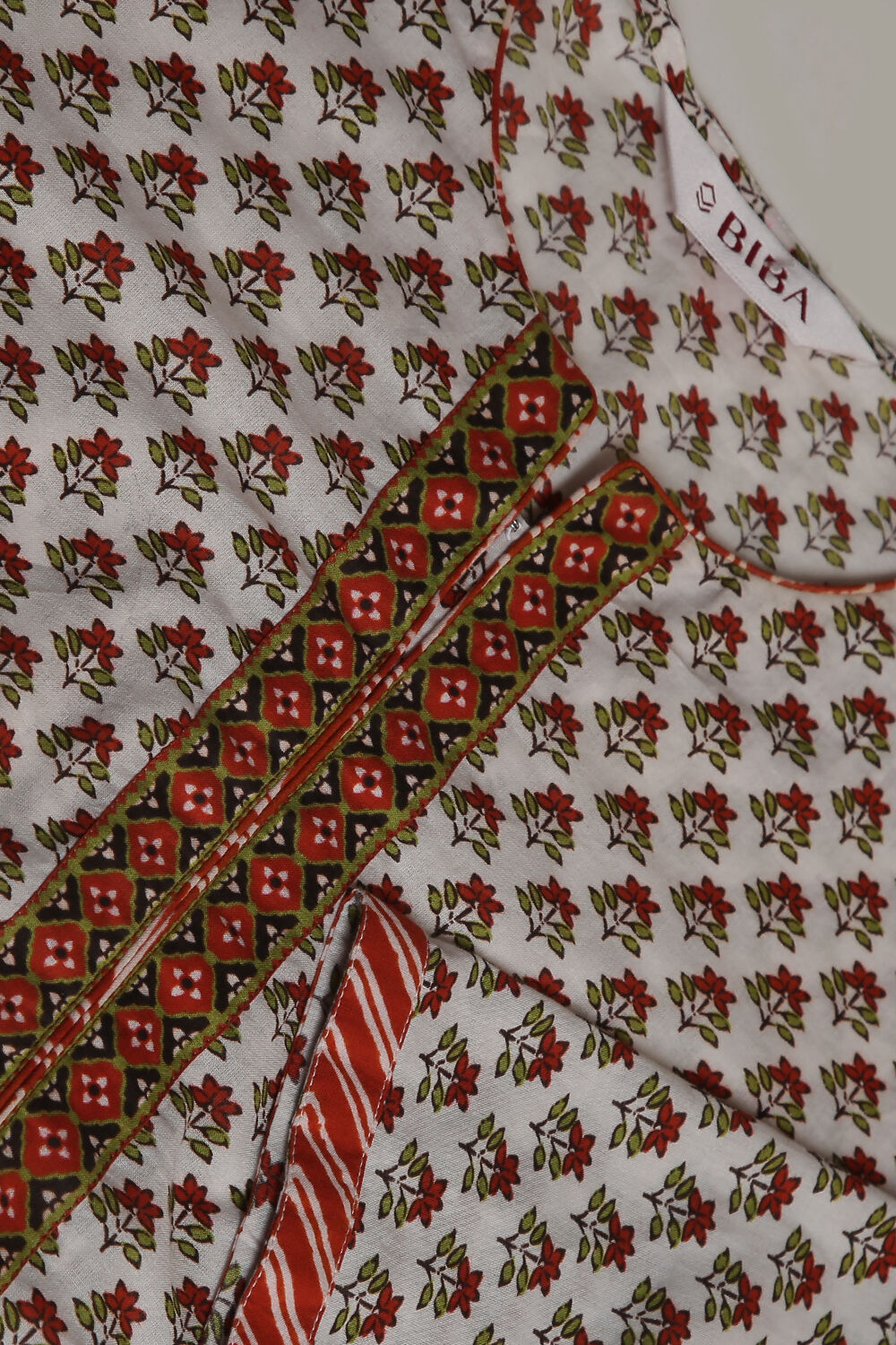 Sap Green Cotton Straight Kurta Palazzo Suit Set image number 1