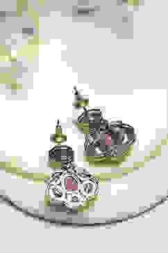 Pink Brass Drop & Danglers image number 2