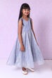Sea Green Art Silk A Line Gown image number 0