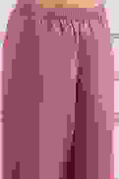 Pink Cotton Straight Suit Set image number 2