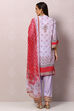 Green Art Silk Straight Kurta Salwar Pant Suit Set image number 4