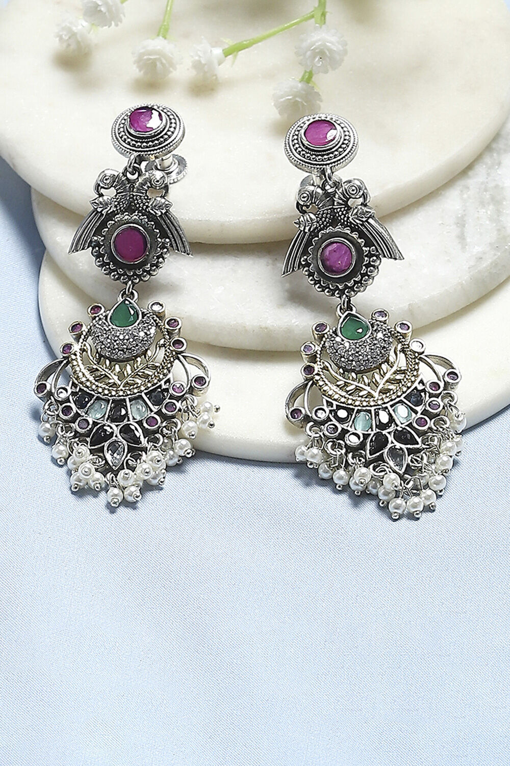 biba Multicolour Brass Drop & DanglersMulticolour Brass Drop & Danglers-picture-349