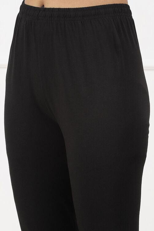 Yellow Cotton Lycra Churidar image number 1