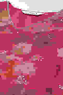 Magenta Art Silk Straight Kurta Salwar Suit Set image number 1