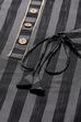 Black Cotton Unstitched Dress Material Suit Set image number 1