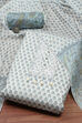Yellow Cotton Lace Unstitched Suit Set image number 0