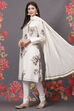 Rohit Bal Black Cotton Silk Straight Printed Suit Set image number 7
