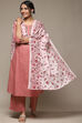 Peach Cotton Kalidar Kurta Palazzo Suit Set image number 0