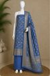 Green Chanderi Silk Printed Unstitched Suit Set image number 5