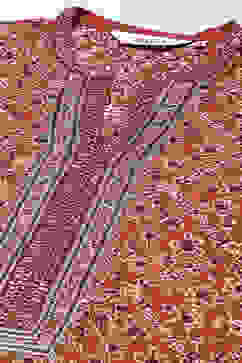 Rust LIVA Printed Palazzo Kurta Palazzo Suit Set image number 1