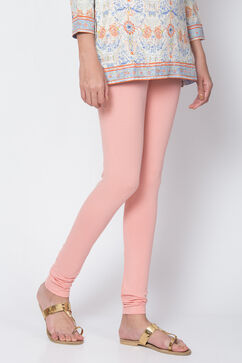 Pink Cotton Lycra Churidar image number 0