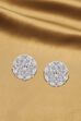 White Brass Cz Studs image number 0