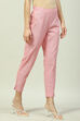 Beige Cotton Narrow Pant image number 3