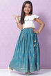 Berry Red Viscose Lehenga Set image number 0