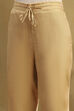 Gold Jacquard Pants image number 1