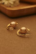 Gold Plated Alloy Hoop Earrings image number 2