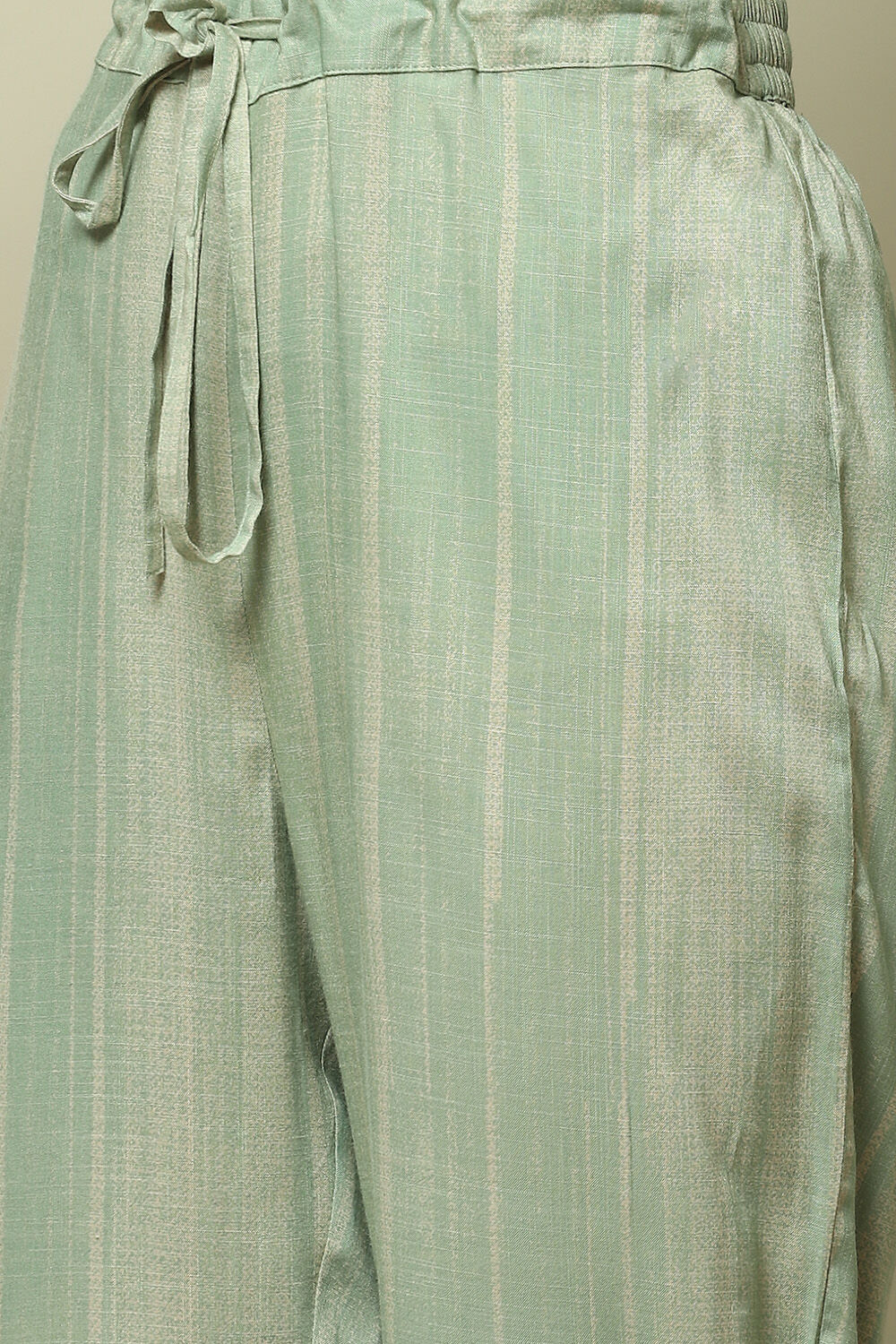 Ice Blue LIVA Straight Printed 2 Piece Set image number 3