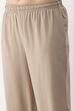 Blush Pink Cotton Straight Pant image number 1