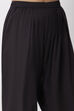 Black Cotton Solid Salwar image number 1