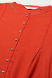 Charcoal Grey Cotton Pleated Kalidar Suit Set image number 2