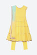 Yellow Cotton Anarkali Suit image number 2