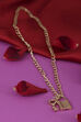 Gold Brass Necklace image number 0