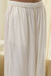 Navy Blue Viscose Solid Straight Palazzos image number 1