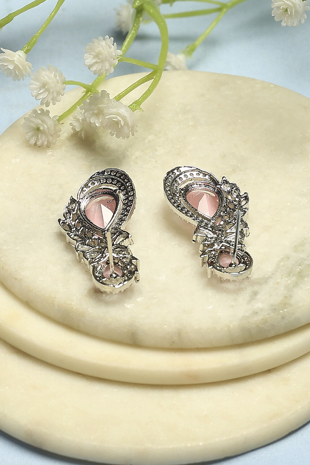 Light Pink Alloy Drop & Danglers image number 2