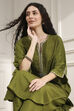 Indigo Blue Dyed Straight Kurta Set image number 7
