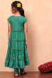 Bright Red Cotton Tiered Suit Set image number 5