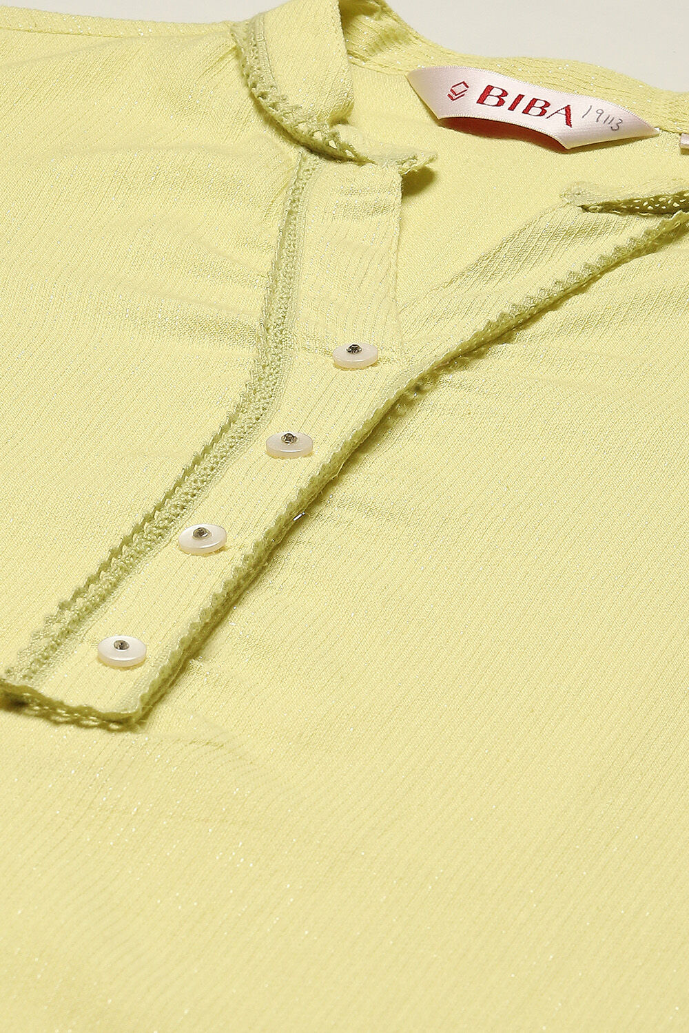 Green Cotton Blend Straight Yarndyed Kurta image number 1