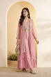 Yellow Solid Viscose Rayon Kalidar Kurta Set with Sharara image number 0