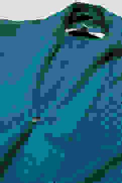 Teal Blue Acrylic Straight Yarndyed Sweater image number 5