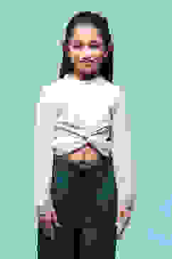 Ivory Cotton Printed T-Shirt image number 5