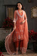 Burnt Orange Viscose Kalidar Dyed Suit Set image number 0