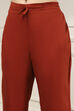 Maroon Cotton Hand Embroidered Unstitched Suit Set image number 3