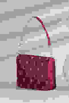 Red Polycotton Clutch image number 0