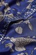 Bright Blue Polyester Straight Saree image number 3