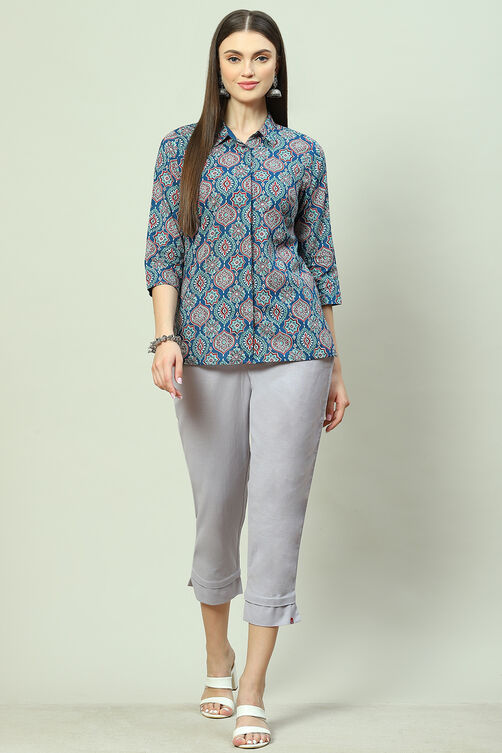 Green Bay Cotton Blend Solid Pant image number 5