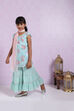 Sea Blue Art Silk Garara Kurta Garara Suit Set image number 3