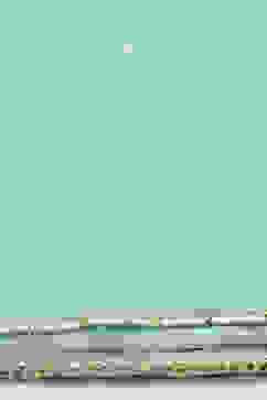 Sea Green Viscose Kalidar Kurta Pants Suit Set image number 3